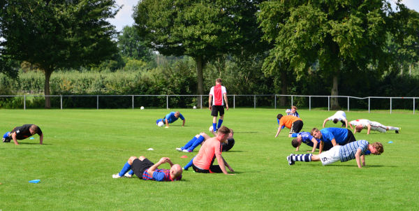 Foto: Trainingen gestart