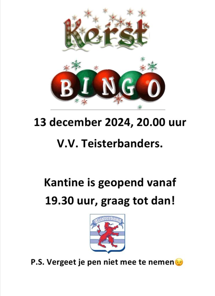 Kerstbingo